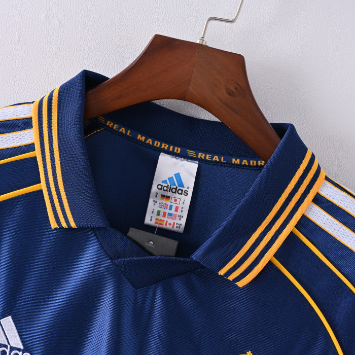 Retro Real Madrid Third Jersey 1998-99 Football Kit Soccer Shirt