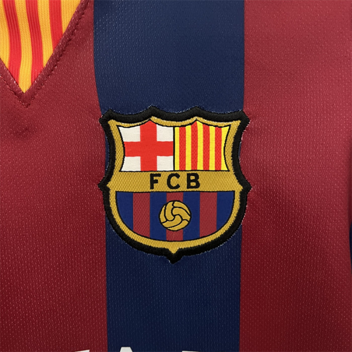 Retro Kids Barcelona Home Jersey 14/15