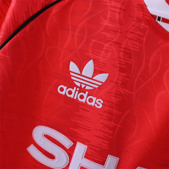 Retro Manchester United Home Jersey 1991-92 Football Kit Soccer Shirt