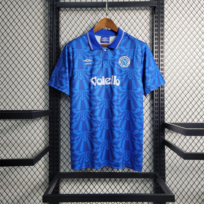Retro Napoli Home Jersey 1991-1993 Football Kit Soccer Shirt