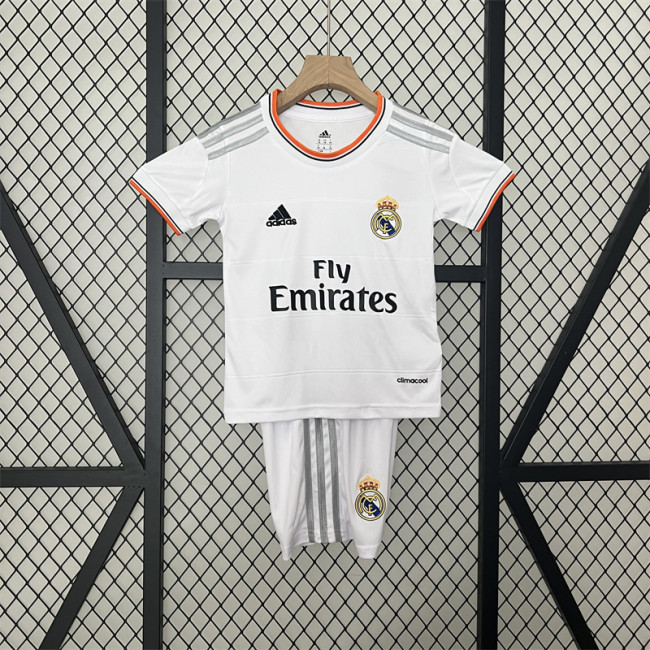 Retro Kids Real Madrid Home Jersey 13/14