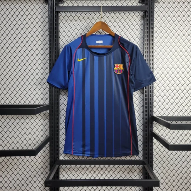 Retro Barcelona Away Jersey 2004/05 Football Kit Soccer Shirt