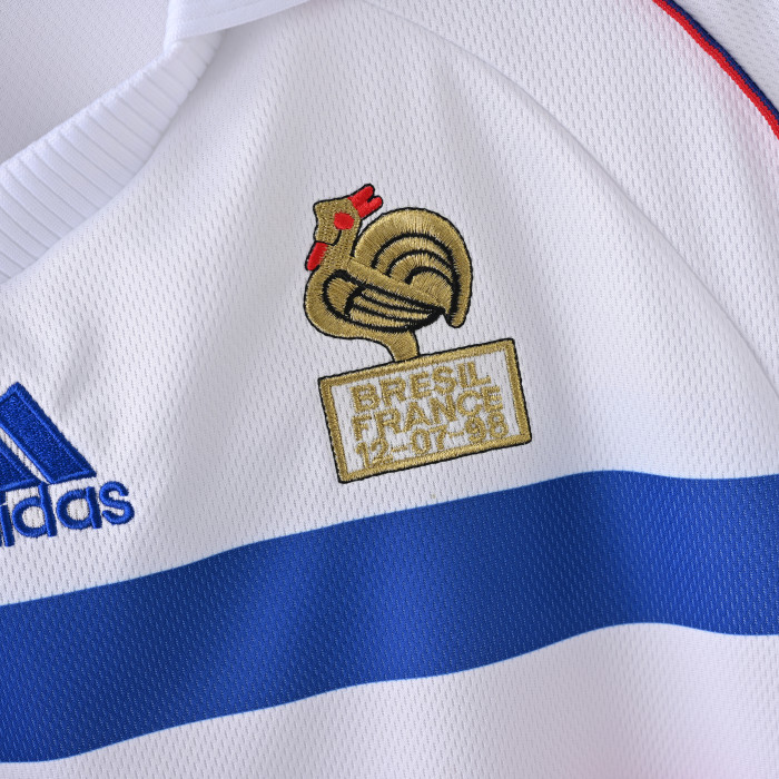 Retro France Away Jersey 1998 Football Kit Soccer Shirt