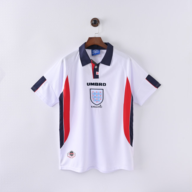Retro England Home Jersey 1998 Football Kit Soccer Shirt