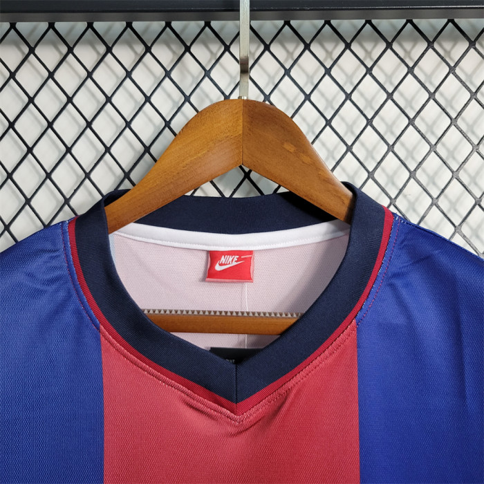 Retro Barcelona Home Jersey 1998-99 Football Kit Soccer Shirt