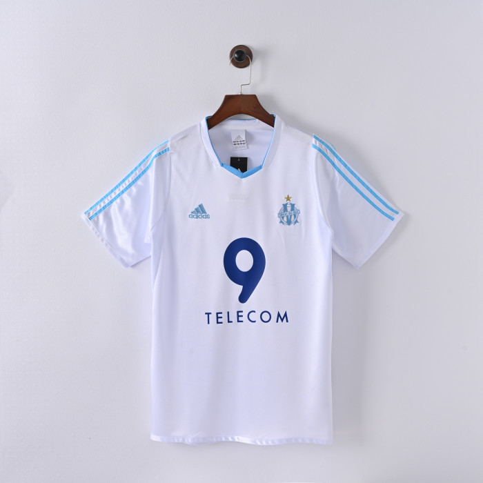 Retro Marseille Home Jersey 2002-03 Football Kit Soccer Shirt