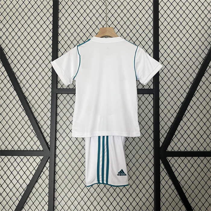 Retro Kids Real Madrid Home Jersey 17/18