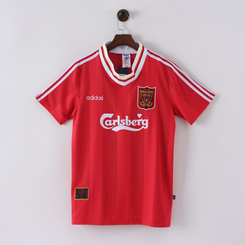 Retro Liverpool Home Jersey 1995-96 Football Kit Soccer shirt