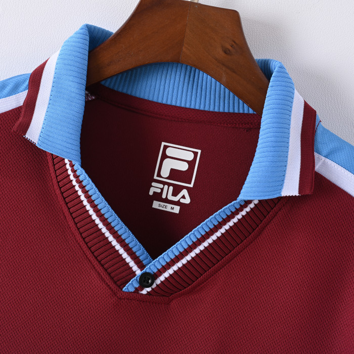Retro West Ham United Home Jersey 1999-01 Football Kit Soccer Shirt