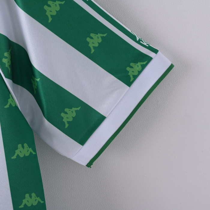 Retro Real Betis Home Jersey 1995-96 Football Kit Soccer Shirt