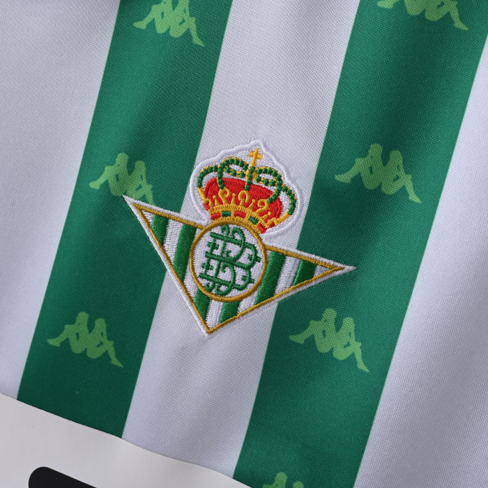 Retro Real Betis Home Jersey 1995-96 Football Kit Soccer Shirt