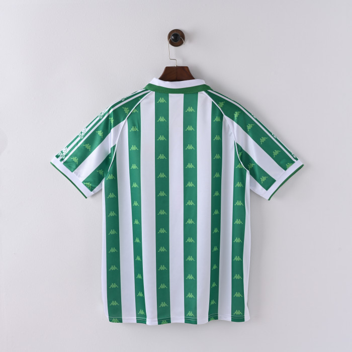 Retro Real Betis Home Jersey 1995-96 Football Kit Soccer Shirt