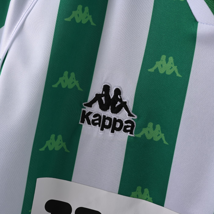 Retro Real Betis Home Jersey 1995-96 Football Kit Soccer Shirt