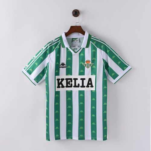 Retro Real Betis Home Jersey 1995-96 Football Kit Soccer Shirt