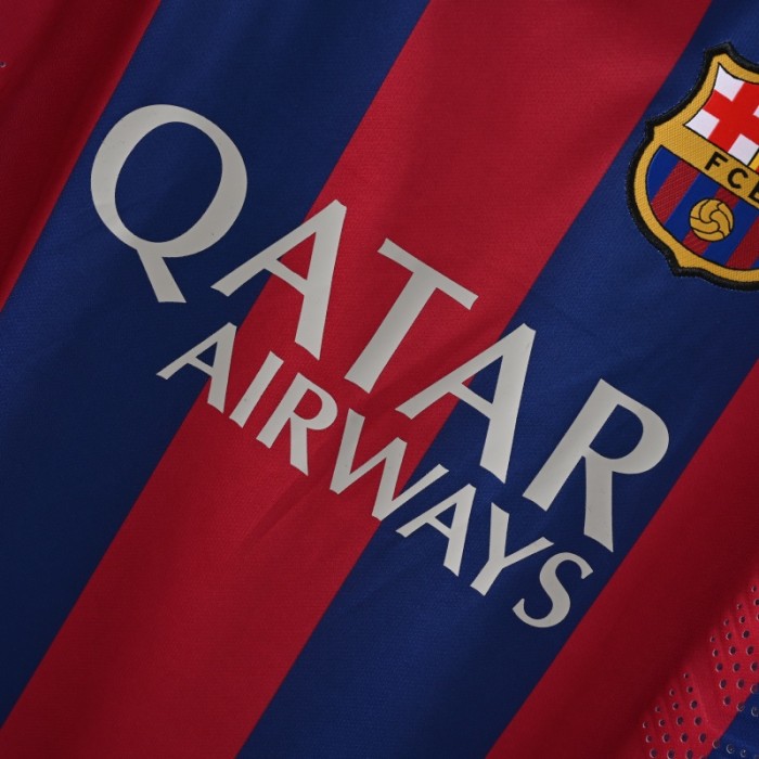 Retro Barcelona Jersey 2014/15 Home Football Kit Soccer Jersey