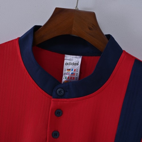 Retro Spain Jersey 1996 Home Football Kit Soccer Jersey