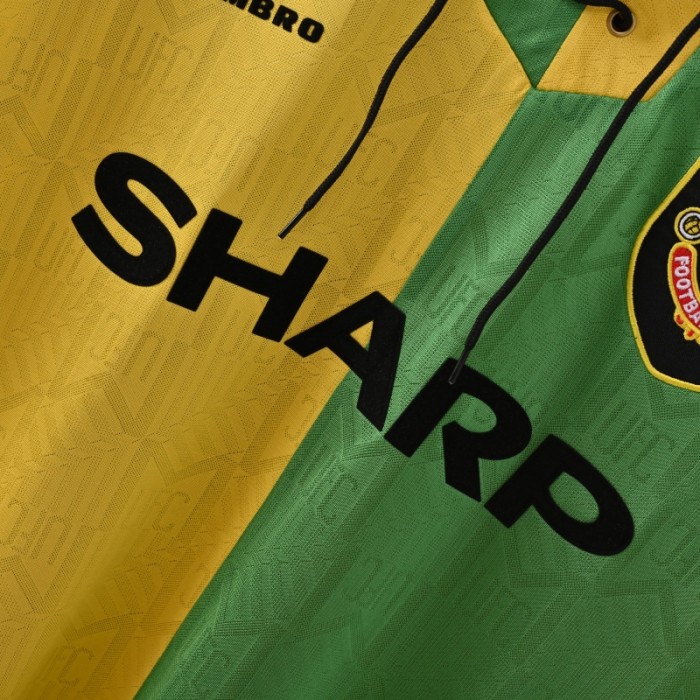Retro Manchester United Jersey 1992-94 Third Football Kit Soccer Jersey