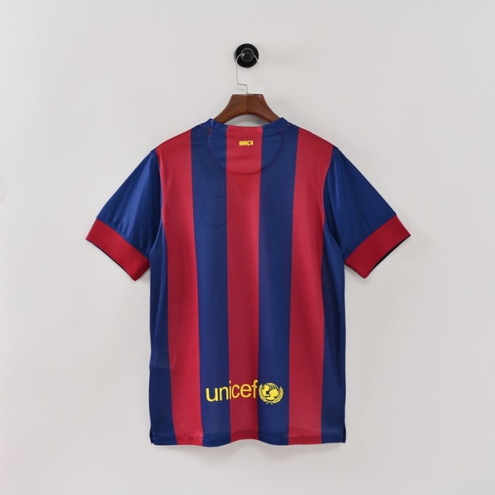 Retro Barcelona Jersey 2014/15 Home Football Kit Soccer Jersey