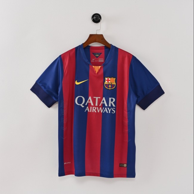 Retro Barcelona Jersey 2014/15 Home Football Kit Soccer Jersey
