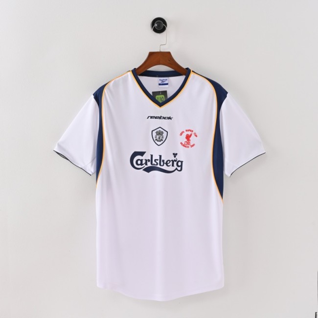 Retro Liverpool Away Jersey 2001-02 Football Kit Soccer Jersey