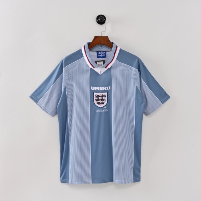 Retro England Jersey 1996 Away Football Kit Soccer Jersey
