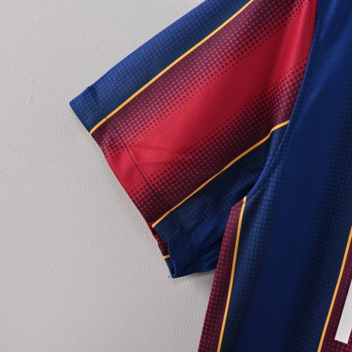 Retro Barcelona Jersey 2020-21 Home Football Kit Soccer Jersey