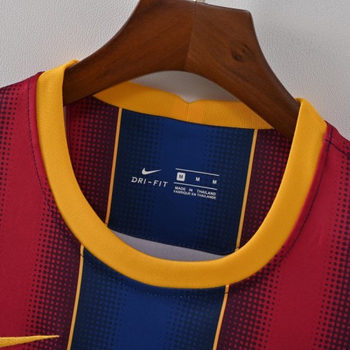 Retro Barcelona Jersey 2020-21 Home Football Kit Soccer Jersey