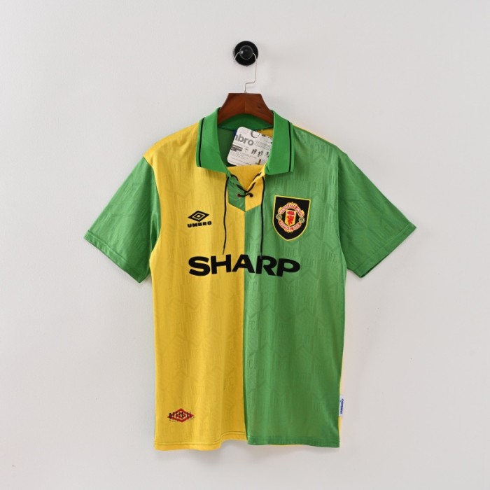 Retro Manchester United Jersey 1992-94 Third Football Kit Soccer Jersey