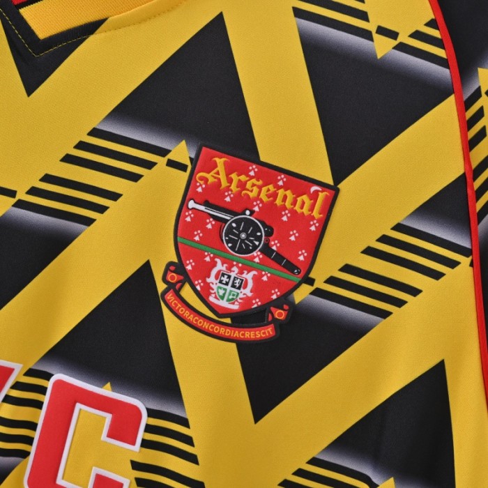 RetroArsenal Jersey 1991-92 Away Football Kit Soccer Jersey