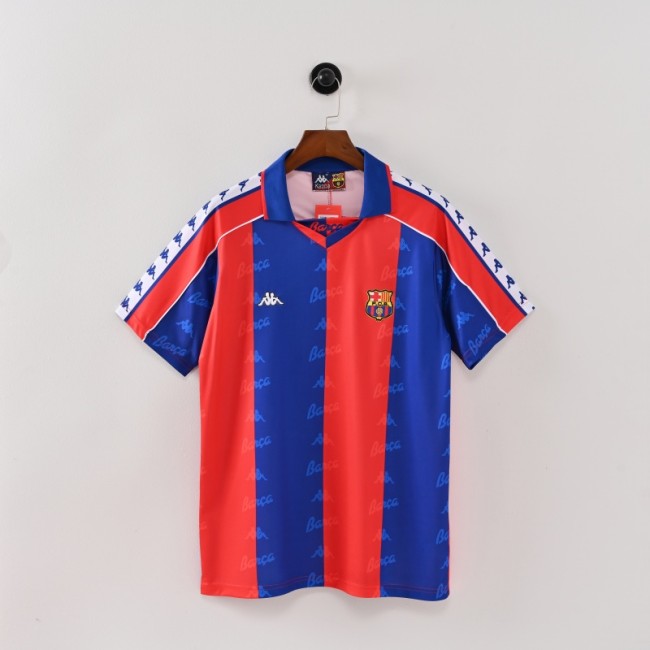 Retro Barcelona Jersey 1992-93 1993-94 1994-95 Home Football Kit Soccer Jersey