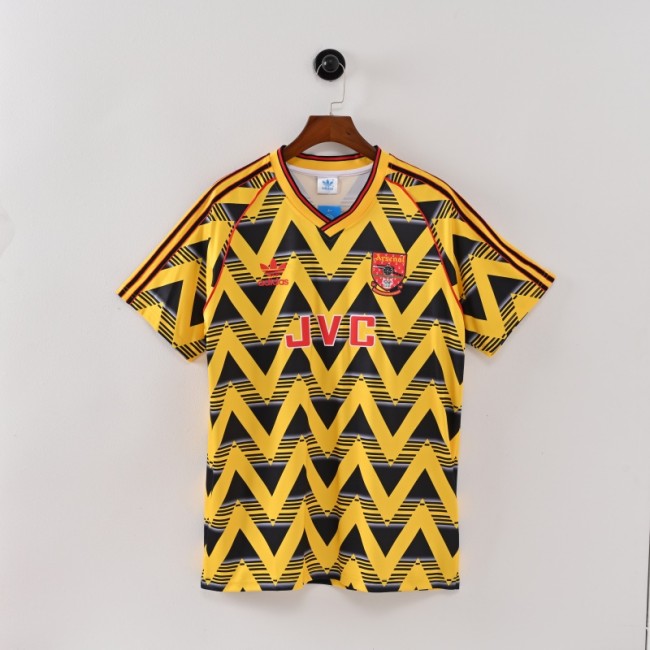RetroArsenal Jersey 1991-92 Away Football Kit Soccer Jersey