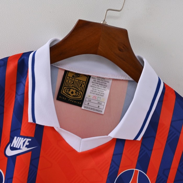Retro Paris Saint-Germain Jersey 1993-94 Home PSG Football Kit Soccer Jersey
