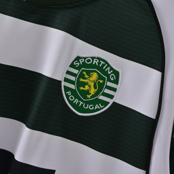 Retro Sporting CP Jersey 2001/03 Home Football Kit Soccer Jersey