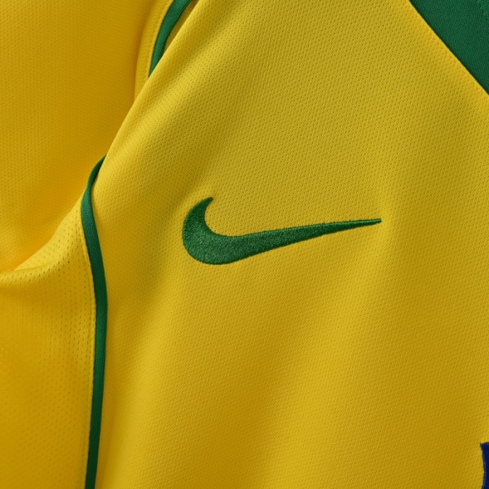 Retro Brazil Jersey 2004 Home Football Kit Soccer Jersey