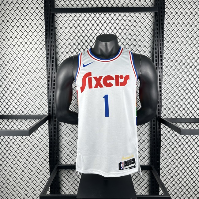 Philadelphia 76ers Jersey 24/25 James Harden #1 Basketball Jersey City Edition