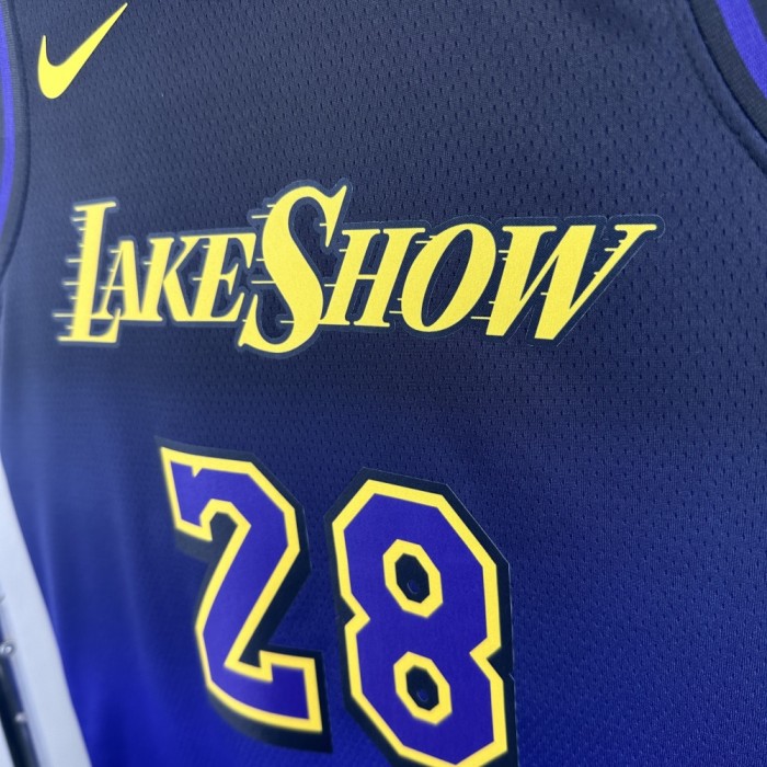 Los Angeles Lakers Jersey 24/25 Rui Hachimura #28 Basketball Jersey City Edition
