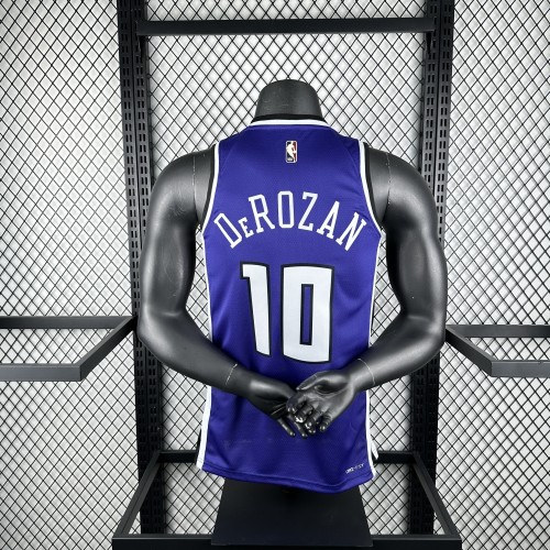 Sacramento Kings Jersey 24/25 DeMar DeRozan #10 Basketball Jersey Retro Edition