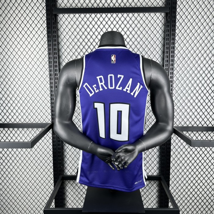 Sacramento Kings Jersey 24/25 DeMar DeRozan #10 Basketball Jersey Retro Edition