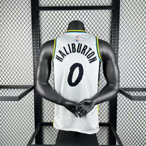 Indiana Pacers Jersey 2025 Tyrese Haliburton #0 Basketball Jersey