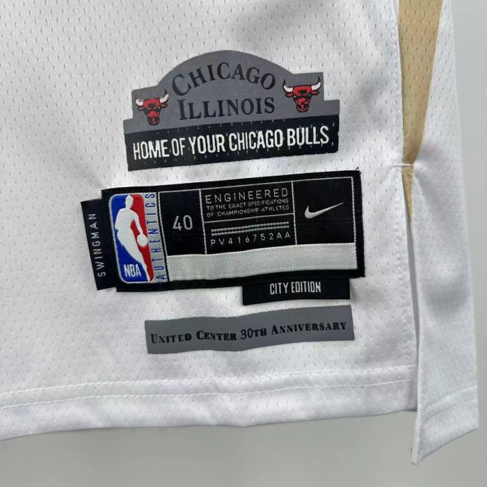 Chicago Bulls Jersey 24/25 Coby White #0 Basketball Jersey City Edition