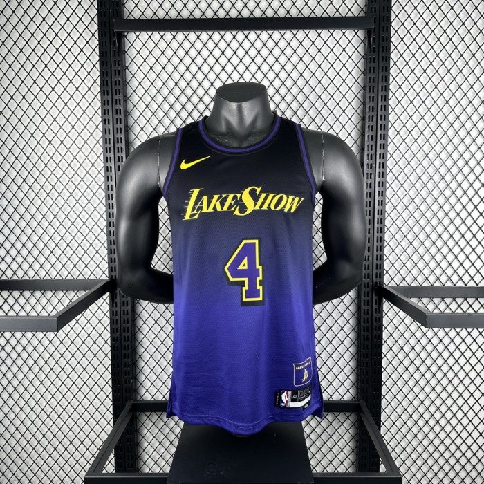 Los Angeles Lakers Jersey 24/25 Gabe Knecht #4 Basketball Jersey City Edition