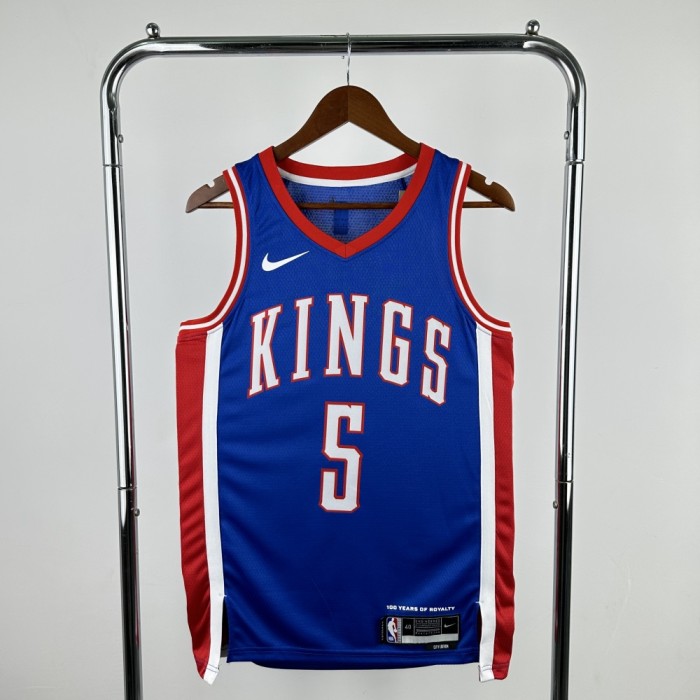Sacramento Kings Jersey 24/25 De'Aaron Fox #5 Basketball Jersey City Edition