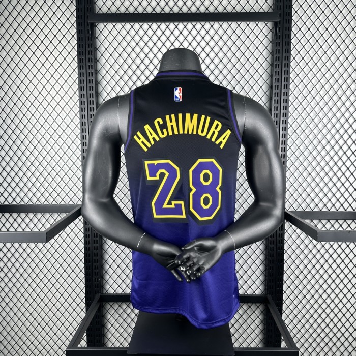 Los Angeles Lakers Jersey 24/25 Rui Hachimura #28 Basketball Jersey City Edition