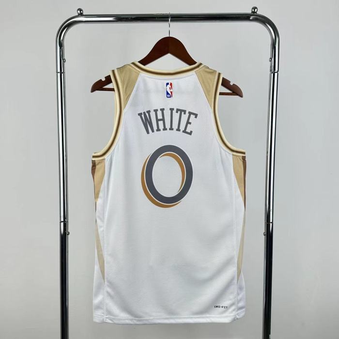 Chicago Bulls Jersey 24/25 Coby White #0 Basketball Jersey City Edition