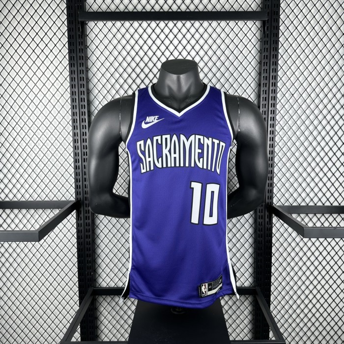Sacramento Kings Jersey 24/25 DeMar DeRozan #10 Basketball Jersey Retro Edition