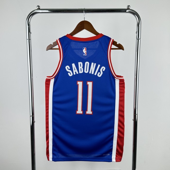 Sacramento Kings Jersey 24/25 Domantas Sabonis #11 Basketball Jersey City Edition