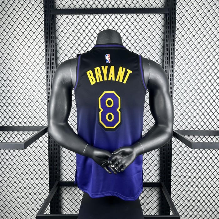 Los Angeles Lakers Jersey 24/25 Kobe Bryant #8 Basketball Jersey City Edition