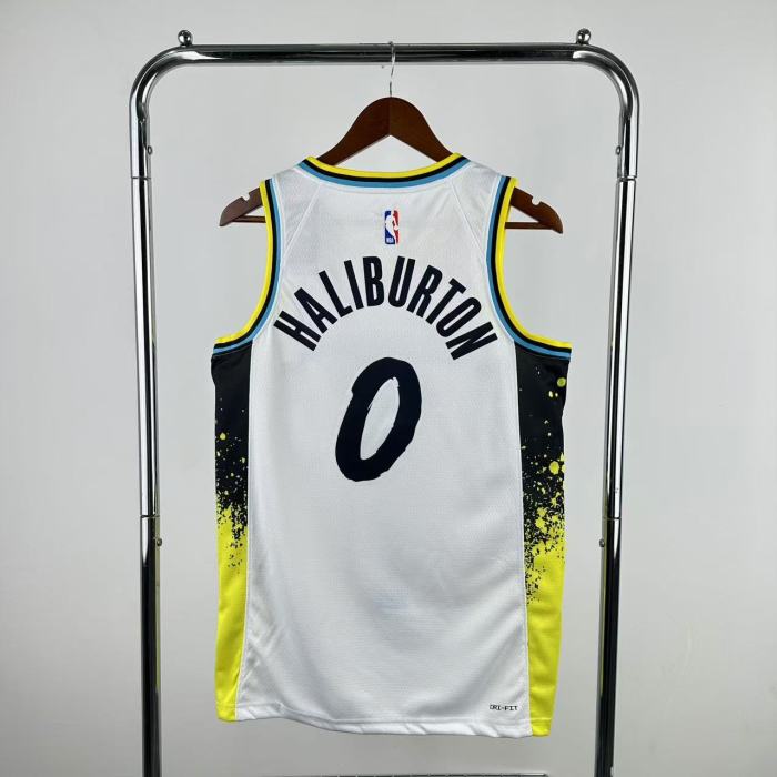 Indiana Pacers Jersey 2025 Tyrese Haliburton #0 Basketball Jersey