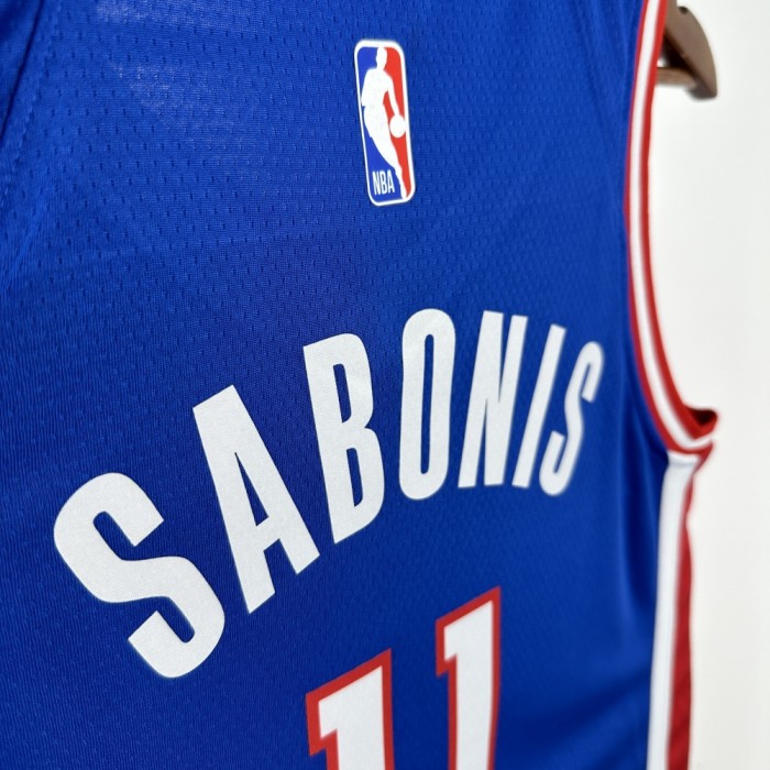 Sacramento Kings Jersey 24/25 Domantas Sabonis #11 Basketball Jersey City Edition