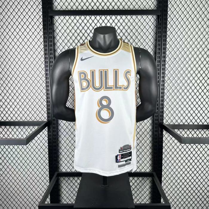 Chicago Bulls Jersey 24/25 Zach LaVine #8 Basketball Jersey City Edition